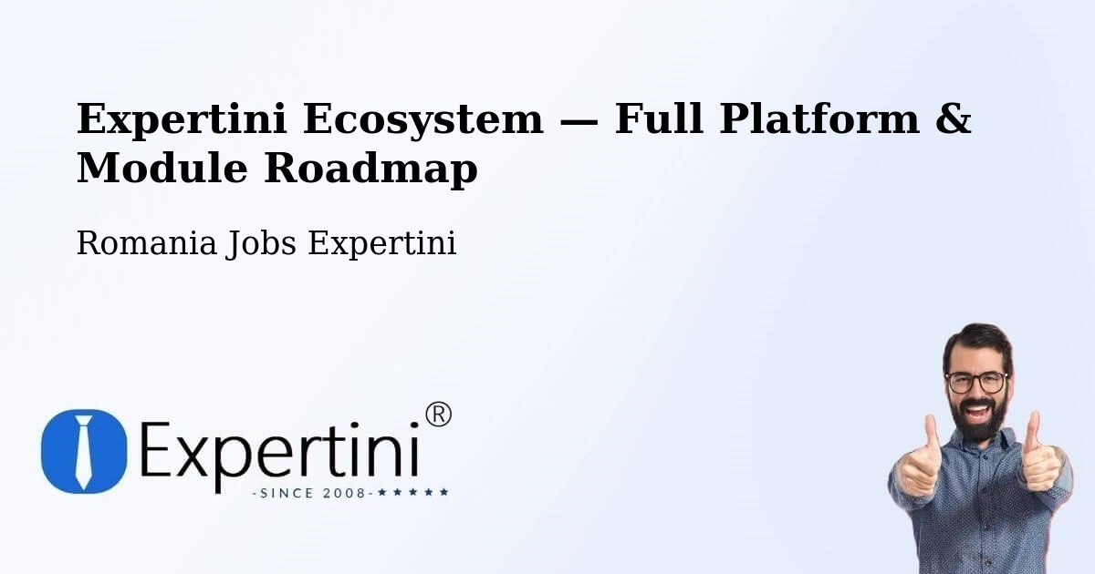 Expertini Ecosystem — Full Platform & Module Roadmap – Câmpurelu